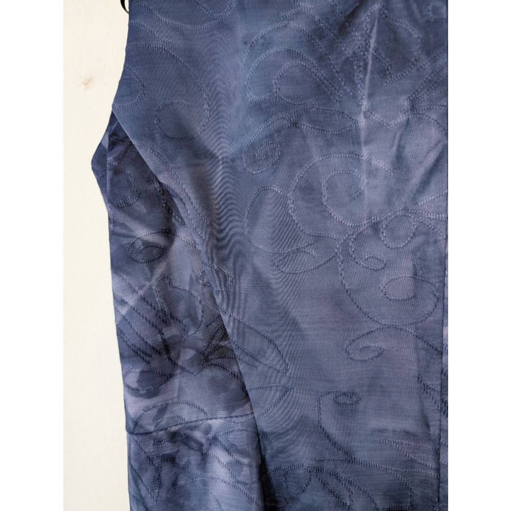 AB STUDIO Blue Black Tie Dye Sleeveless Dress Size Small - Picture 8 of 8